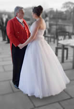 Essex Wedding Toastmaster with Bride