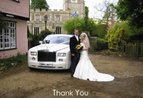 Thank you Card recieved by Richard Palmer, Essex Wedding Toastmaster