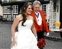 Essex Wedding Toastmaster at the Ye Olde Plough House with a fabulous bride