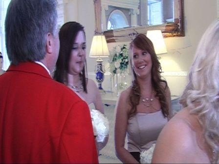 Essex wedding toastmaster at Boreham House with bridesmaids
