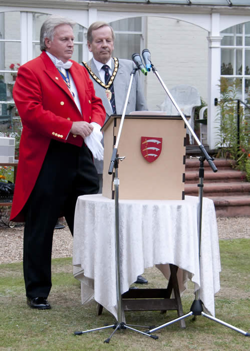 Essex Toastmaster at the Chairman of Essex County Council Chairman's Reception 2011
