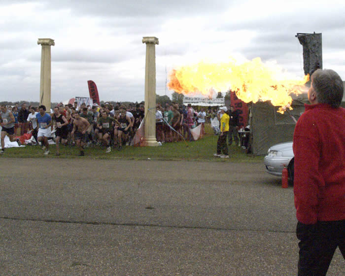 Spartan Races Fire Breather The Essex Toastmaster for Help for Heroes