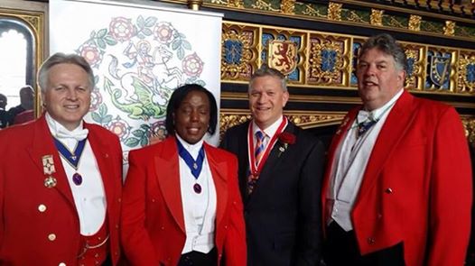 Toastmasters at The House of Commons, Speakers State Apartments for St. George's Day Celebrations