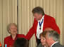 Richard Palmer toastmaster with guests