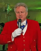 Toastmaster Richard Palmer at the NSPCC Charity Ball at the Colchester United Football Club