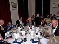 Tina Knight with the Ambassidor of Nepal and guests during the dinner