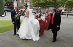Richard Palmer Toastmaster at Brentwood Cathedral for Wedding