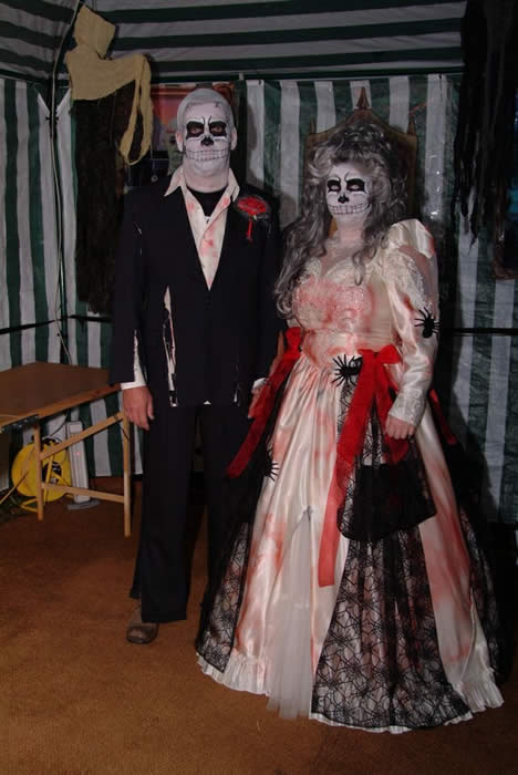 The Happy Couple at The Dead Wedding Party